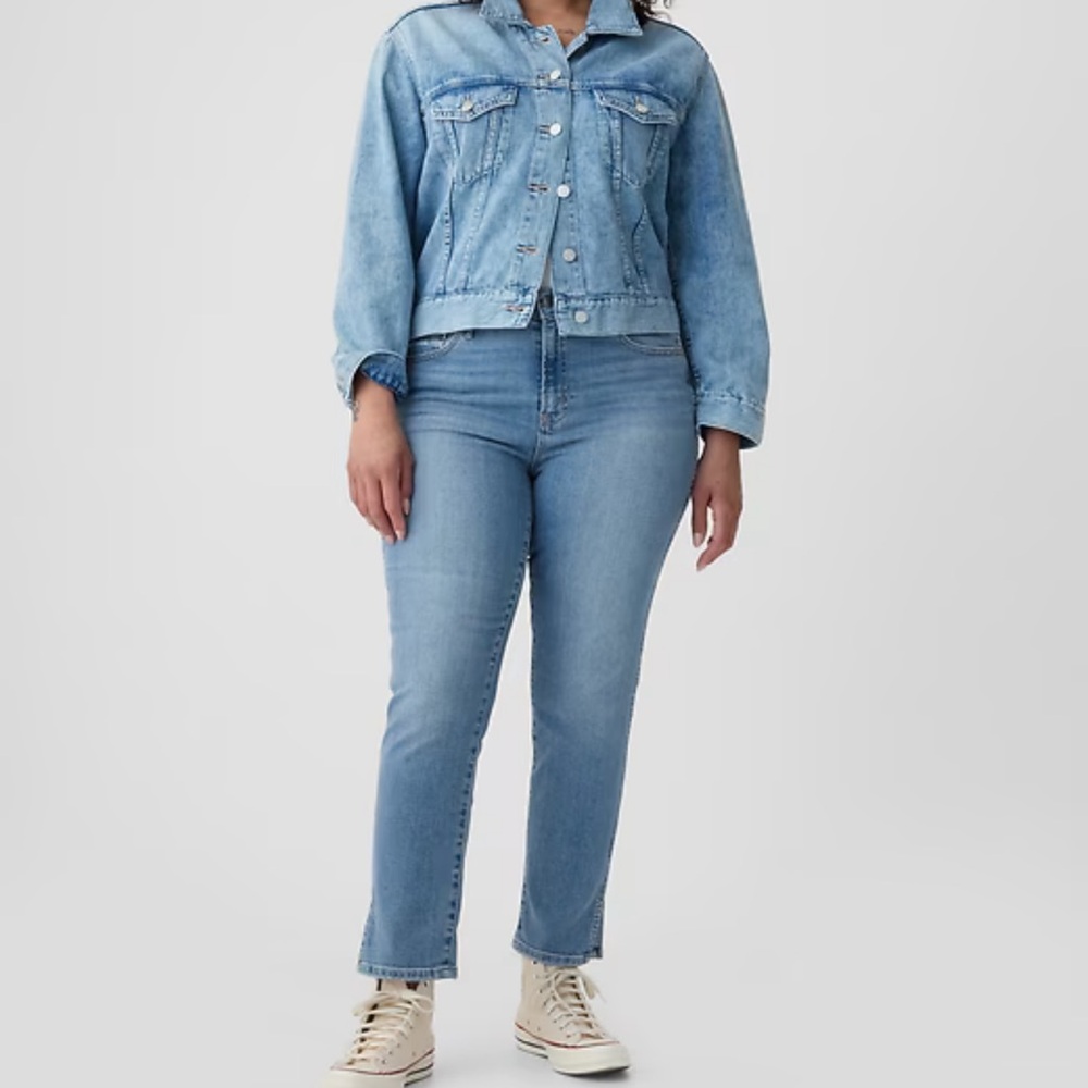 GAP Light Blue Women's Straight Leg Jeans